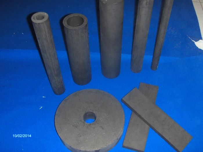 Barra hueca de ptfe con carbón